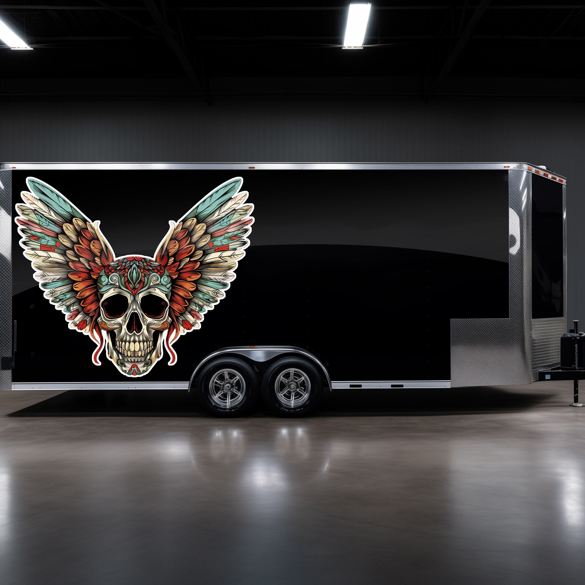 Winged Skull - Decal